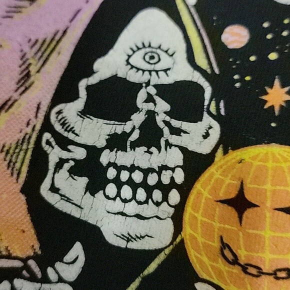 Boss Dog black sweat pants Size M never promised jogger skull punk street wear - Picture 16 of 16